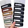 Pinza para el Cabello Cuadrada Brillante de Onda de Moda para Flequillo y Cabello Lateral, Pinza para el Cabello de la Parte Posterior de la Cabeza, Nuevo Modelo 2025 Pinza Bb al por Mayor