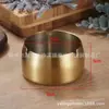 Sureste Asiático grueso anti-caída metal acero inoxidable cenicero ins alta gama tacto regalo cenicero venta al por mayor imprimir logo
