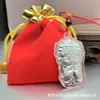 Santa Mãe do Céu Q Desenho Animado Baishatun Mazu Pingente Pingente Pingente para Paz e Encantamento Artesanato Comemorativo Presente