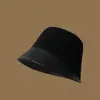 Chapéu Bucket de Couro PU Estilo Vintage Versão Coreana Chapéu Bucket Retro de Alta Qualidade para Mulheres Cobrir o Rosto e Afinar o Rosto Chapéu de Pescador