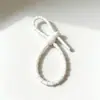 Accesorios para Llavero Colgante Hebilla Bolsa de Almacenamiento de Muñeca Correa de Cuello Lazo de Silicona Accesorios Sencillos