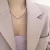 Collar de Plata de Ley 925 para Mujer Colección Serie Otoño e Invierno Hecho a Mano Cadena para Clavícula Versátil Serie de Cadenas de Plata de Colores