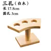 Estante para rollos de sushi de bambú, vajilla para sushi japonesa y coreana, estante para sushi en forma de rollo para hotel o restaurante, estante cilíndrico