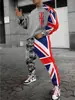 Traje de Sudadera con Cuello Redondo y Pantalón para Hombre Temu Transfronterizo Estampado 3D Moda Hip-Hop al Aire Libre Ropa Deportiva