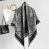 Chal de lujo ligero, estilo old-money, bufanda tipo cachemir, chal triangular versátil para invierno, al por mayor