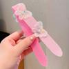 Mariposa Perla Pegatina para Cabello Roto Niños Nuevo Lazo Jade Perro Gui Lindo Dibujo Animado Nuevos Accesorios para el Cabello Flor Flequillo Pegatina