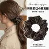 Scrunchie de Renda Estilo Coreano para Mulheres 2026 Novo Estilo Elástico de Cabelo Estilo Preguiçoso Corda de Cabelo Grande Acessório para Coque Flor de Cabelo