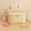 Bolsa de Cosméticos Personalizada 2025 Nueva Súper Caliente Estampada Multifuncional Gran Capacidad Portátil Neceser Bolsa de Almacenamiento para Mujeres