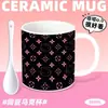 Taza de Cerámica Simple y Linda de Hello Kitty para Oficina y Hogar, Taza para Café con Leche