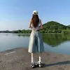 Jeans cropped leve de perna larga para o verão para mulheres com corpo tipo pera, shorts de comprimento médio para pessoas baixinhas, calças brancas