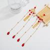 Tocados de ropa Xiuhe quieren ver oro antiguo siglo de antigüedad buen borla colgante de perla tocado diy abanico redondo paso a paso accesorios
