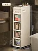 Estante de Almacenamiento para Baño Gabinete Sandwich para Baño Cajón de Almacenamiento Lateral para Inodoro Gabinete de Almacenamiento para Espacios Estrechos del Inodoro
