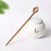 Horquilla de Sándalo Verde Horquilla Extensa Estilo Antiguo Gama Alta Natural Estilo Étnico Estilo Semanal Simple Una Pieza Envío Directo