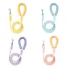 Correa para perro, correa redonda trenzada de nylon dopamina, mango cómodo de espuma, venta al por mayor desde el fabricante, en stock