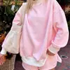 Outono de 2026 Novo Roupas Femininas Transfronteiriças Europeias e Americanas Casa Lazer Bloco de Cores Listrado Gola Alta Manga Longa Moletom