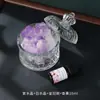 Lámpara Difusora de Piedra de Cristal Natural Set Caja Lámpara de Aromaterapia de Cristal Adorno de Piedra Cruda de Cristal Corona Tazón Desmagnetizador Fábrica Venta al por Mayor