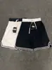 Shorts de corte holgado, con bloques de color, de longitud hasta la rodilla para hombre, nuevo estilo de verano, transpirables y de secado rápido, adecuados para correr, deportes, baloncesto, entrenamiento y fitness