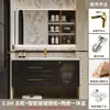 Juego de gabinete de baño vintage estilo francés de caucho pintado con lavabo cerámico integrado para lavar la cara y las manos