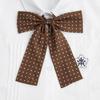 Saia Xadrez Jk Camisa Gravata Borboleta Corda Boxer Pena Gravata Borboleta Bolinhas Fofo e Doce Alça Longa Borboleta Grande Acessórios