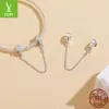 Yinziyun s925 prata de lei coração cruz cruz contas acessórios fornecimento transfronteiriço populares europeus e americanos pulseira contas