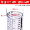 Manguera de Acero y PVC Tubería de Plástico Tubería de Agua Transparente Alta Presión Resistente al Desgaste Engrosada Resistente a Altas Temperaturas Tubería de Vacío para Aceite Anticongelante
