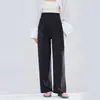 Pantalones de Maternidad Pantalones Casuales Ropa Exterior Holgada Primavera Verano Delgada Con Caída Adelgazante Sencilla Ropa de PU Pantalones de Maternidad Versátiles Pantalones de Pierna Ancha