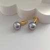 S925 prata pino diamante brincos de contas femininas nicho francês feminino design sense 14k brincos de metal avançado leve brincos de luxo