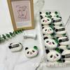 Lindos Accesorios para el Cabello Serie Panda de Dibujos Animados Otoño e Invierno Nuevo Muñeco de Peluche Pinza para Flequillo Cuerda para el Cabello Aro para el Cabello Pinza de Agarre