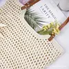Nuevo Bolso Tejido Estilo Coreano Bolso Tejido de Paja Bolso de Mujer Artístico Retro Perezoso Vacaciones Playa Bolso de Hombro Bolso Tote