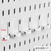 Accesorios para Tablero Perforado Ganchos Decorativos Ranura Larga Estante de Almacenamiento Universal Montaje en Pared Sin Taladro Estante de Exhibición de Almacenamiento de Escritorio