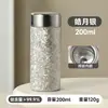Taza Térmica Aislada de Titanio Puro Interior y Exterior Doble Capa Portátil de Bolsillo Flor de Hielo Grande Taza de Agua de Alto Valor Marca Fábrica OEM Portátil