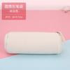 T College Style Felt Zipper Pencil Case Cor Sólida Grande Capacidade Feltro Lápis Caso Papelaria Simples Bolsa Papelaria Estudante Caixa