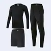 Traje de Fitness para Adultos Personalizado para Otoño e Invierno, Ropa Deportiva Cálida y de Secado Rápido para Correr, Ropa Base para Baloncesto y Fútbol, Ropa de Yoga para Niños