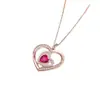 Collar para Mujer Transfronterizo Joyería al por Mayor Diseño de Nicho de Lujo Ligero Collar de Lujo Ligero de Gama Alta Collar de Amor para Mujer