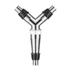 Mangueira de Drenagem para Máquina de Lavar Duas em Uma Tubo de Drenagem em Y Conector de Três Vias Mangueira Flexível Estendida Distribuidor de Água de Três Vias