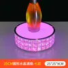Soporte Creativo Luminoso para Vino Bar LED Estante de Exhibición Colorido Base Portabotellas KTV Vino Tinto Champagne Rey Vino Extranjero