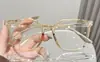 Nuevas Uñas de Arroz Transfronterizas Moda Marco Cuadrado Simple Marco Completo Estilo Tendencia Gafas Planas Luz Azul AntirreflejanteGAFAS