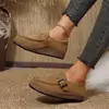 Zapatos de Boken Forrados de Polar para Mujer Talla Grande, Estilo Retro, Plataforma Gruesa de Algodón, En Stock para Amazon, Otoño 2026