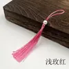 Punta con Borla con Perlas de Simulación Accesorios Hechos a Mano diy Material Punta Colgante Borla para Ropa Estilo Chino