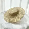 Sombrero de Paja Francés vintage Paja Sombrero de Paja Embrión DIY Han Yang Ecléctico Lolit Combinación Foto