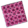 Nuevo Festival Qixi Flor de Jabón Rosa Orgullo Flor Grande Cabezal de Flor Artificial Flor Eterna Ramo Caja de Regalo Materiales de Empaque DIY