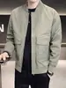 Jaqueta Fina de Marca Tendência Outono Masculina Primavera e Outono Roupa Masculina 2024 Nova Roupa de Outono Jaqueta Bomber Uniforme de Baseball Masculino