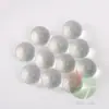 10 Bolas de Cristal Transparentes 30mm Altura 3.0cm Contas de Vidro Sólido Transparentes Brancas Bola de 30mm 350g