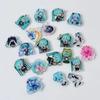Mini Folhas Acrílicas de Desenho Animado, Folhas Acrílicas de Formato Criativo, Manual de Joias DIY Feito à Mão, Folhas Decorativas Interessantes