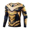 Nova Camiseta Fitness Masculina Solta Outono/Inverno, Estilo Europeu e Americano Estampa Digital 3D Camiseta Esportiva Fashion, Atacado
