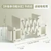 Soporte de Escritorio para Libros Soporte Retráctil para Libros Estante de Almacenamiento de Libros con Soporte para Bolígrafos Deflector Pinza para Libros Libro
