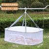 Rede de Pesca, Cesto para Secar Roupas, Gaiola de Rede Dobrável para Secagem ao Ar Livre, Rede de Secagem para Produtos Secos, Rede de Secagem para Vegetais, Varal Portátil