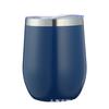 Venta Caliente de Amazon Taza de Huevo de 12oz Doble Capa Acero Inoxidable 304 Termo de Vacío Taza de Huevo en Forma de U de Plástico con Pintura en Spray