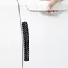 Textura de fibra de carbono alta dureza plástico de ingeniería PC tira anticolisión para puerta de coche protección antiarañazos del coche pasta adhesiva anticolisión