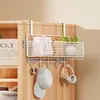 Estante de Almacenamiento para Armario, Cesta de Almacenamiento para Bolsos, Estante Lateral para Gabinete, Organizador de Ropa Interior y Ropa, Cesta Colgante para Armario